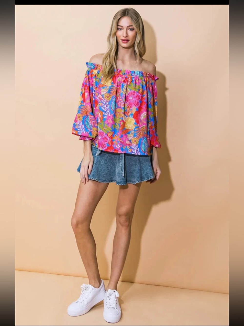 Flying Tomato Just What I needed Off the shoulder blouse XS